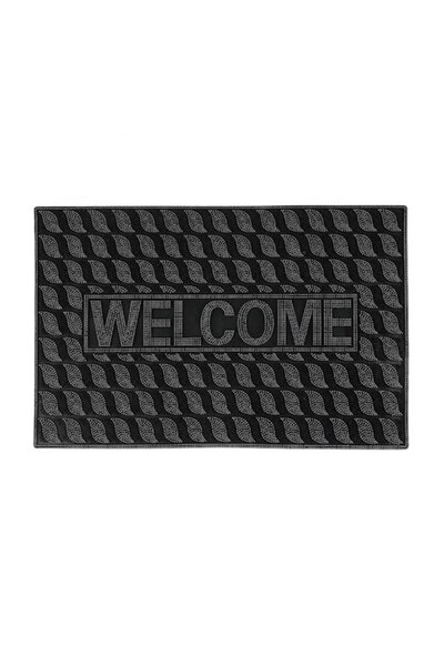 OEM Covoraș de intrare, 40x60 cm, antiderapant, model „Welcome”, multicolor