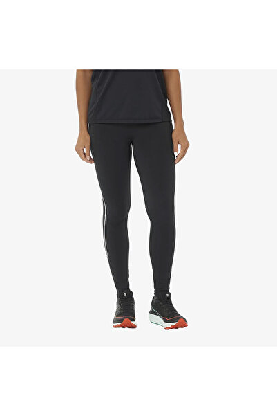 Salomon Sense Stow Tights Women's Black Running Tights