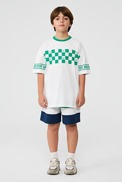 NBT JEANS BG Store Λευκό μπλουζάκι για αγόρι