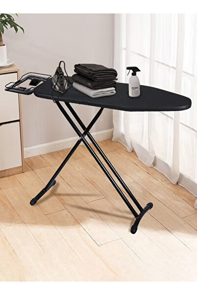 dida-cosmos Ironing Board with a Black Heat-Resistant Cover. Fabric size 102 ...