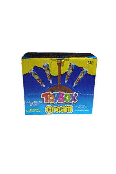 Toybox Cream Tüp Çikolata Erkek (Kakaolu Fındık Kreması) 30 Gr * 24 Adet
