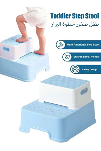 Generic Kids Step Stool Anti-Slip 2 Tier Multifunctional Toilet Potty Stool f...