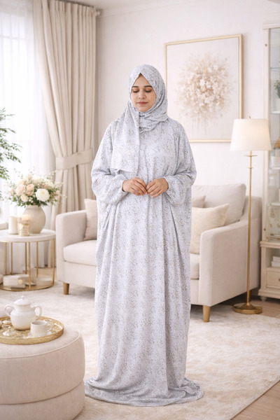 MORRISSA Prayer Dress for Women – Rayon Cotton, Easy to Wear, Perfect size an...