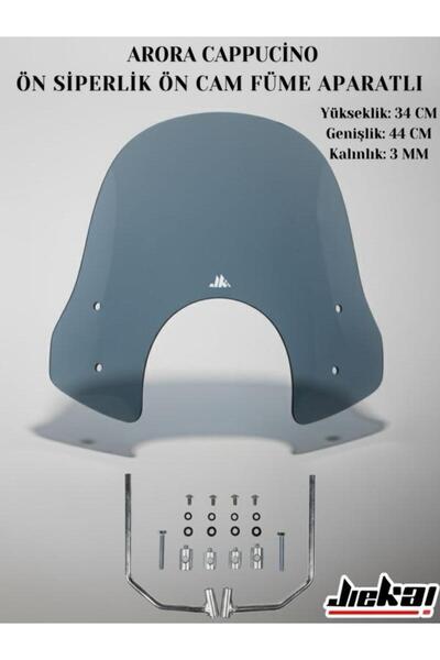 JK - ARORA CAPPUCİNO SİYAH ÖN SİPERLİK ÖN CAM ALTTAN APARATLI (FÜME)