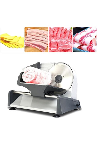 Generic قطاعة طعام كهربائية KA18، قطاعة لحوم، شفرة قابلة للإزالة من الفولاذ ا...