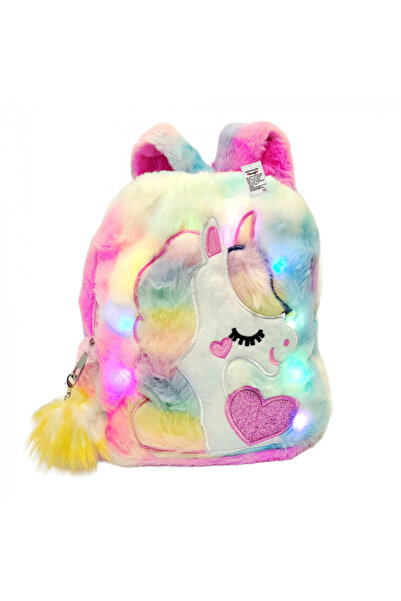 OEM Plush Backpack with Lights, Unicorn