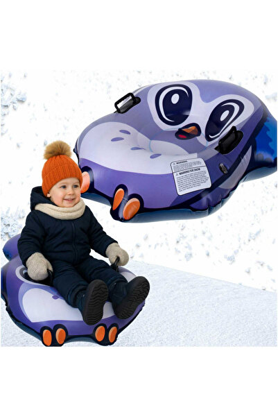 MC Micostore Sanie gonflabila copii Purple Owl, cu manere, confort sporit pe ...