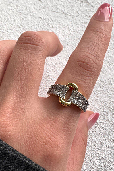 Leo'Stone V.I.P Double Color Serial Link Love Design Zircon Stone Adjustable ...