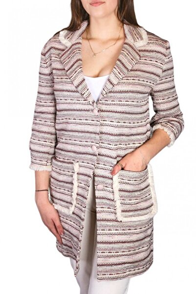 Trussardi Jeans TRUSSARDI woman's coat, Fantasy, stripes