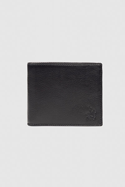 LEWİS POLO Tabss Genuine Leather Convenient Black Men's Wallet with Plenty of...