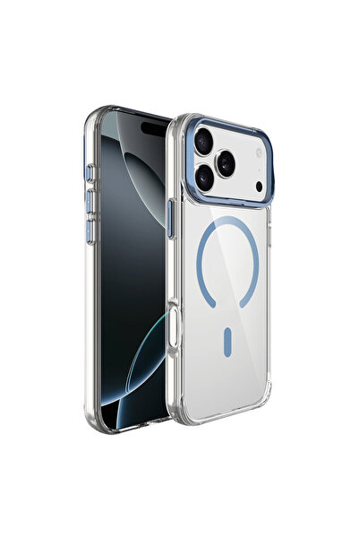 zore iPhone 17 Pro Kılıf M-safe Şarj Özellikli Airbagli Kamera Standlı MSRA A...