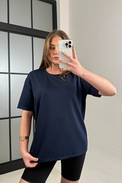 Moda Days Women's Oversize Basic T-Shirt Short Sleeve, Round Neck, Comfortabl...
