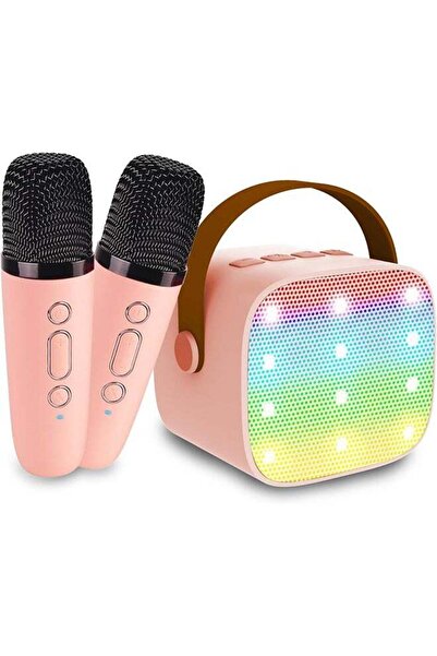 Leon Lifestyle BESTIS Kids Mini Karaoke Machine 2 Wireless Microphones Blueto...