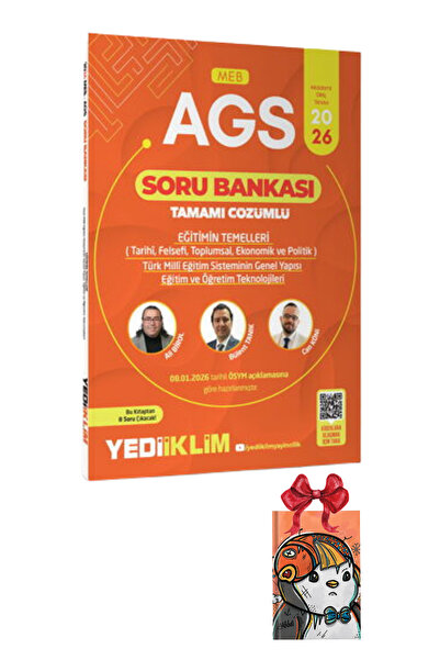 Yediiklim Yayınları 2026 MEB AGS EĞİTİMİN TEMELLERİ VE TEMEL KAVRAMLAR, TMESG...