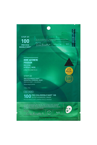 VT COSMETICS Pro Cica Reedle Shot 100 2 Step Hydrogel Mask Masca de fata 1.5 ...