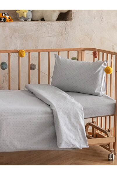 homewell 1. Hypoallergenic Polka Dot Baby Duvet Cover Set Made from Quality N...