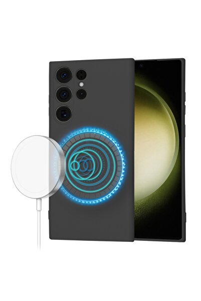 SKYDDAR INNOVATION Husă pentru Samsung Galaxy S23 Ultra, silicon catifelat, S...