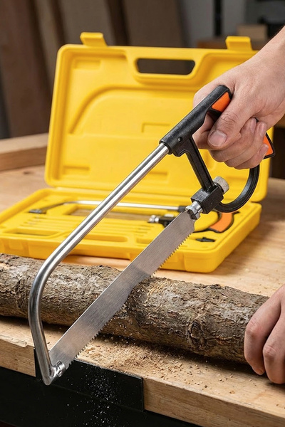 ThenTech Kıl Testere Kolu Ve Uçları Seti Çok Fonksiyonlu El Testeresi Cam Ahş...