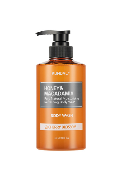 Kundal Gel de gel de gel de dus Cherry Blossom Honey & Macadamia 500 ml
