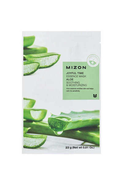 Mizon Joyful Time Essence Mask Aloe Face mask with moisturizing and soothing ...