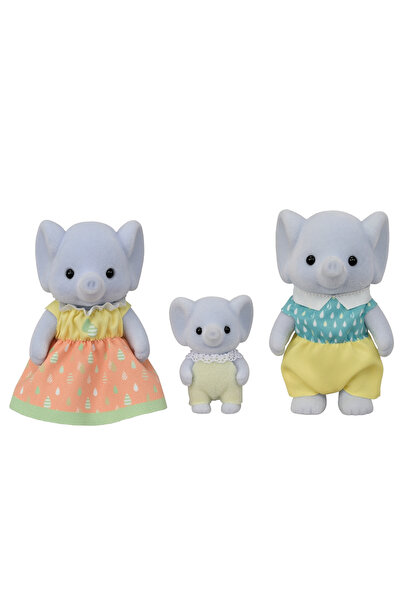 Epoch Figurine Sylvanian Families-Familia Elefanteilor Trio