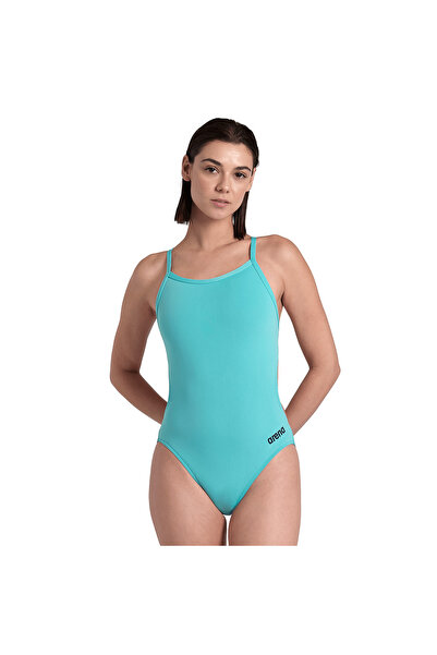 ARENA Team Swimsuit Challenge Solid Kadın Mavi Yüzücü Mayo 004766850