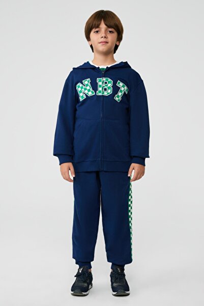 NBT JEANS Μπλούζα φόρμας BG Store Boy's Navy Blue