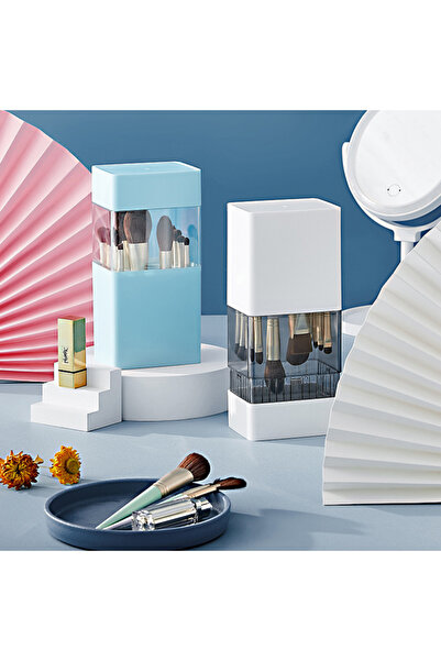 Viyogo Storage box for 12 makeup brushes, protective cover, 24.5 x 10.8 x 8.3...