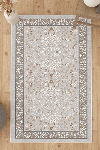 West Home Machine Washable Non-Slip Base Stain-Resistant Living Room Carpet K...