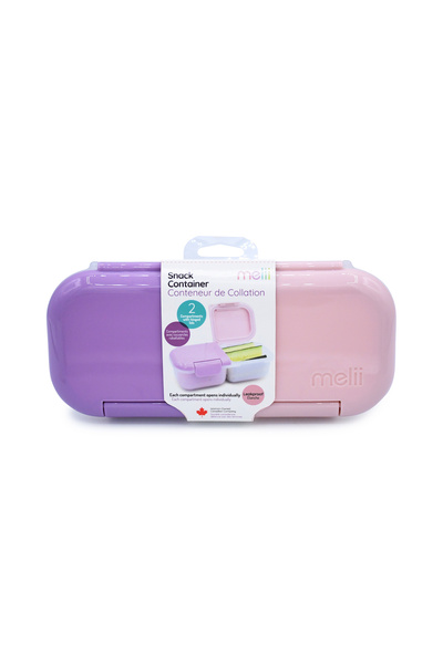 Melii Snack box 2 compartments, melii, blush berry for children over 0 months...