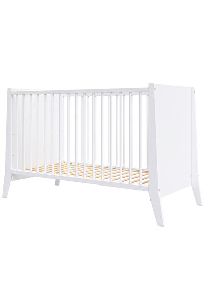 Hubners Ξύλινο παιδικό κρεβάτι Cosmo 120x60 εκ. λευκό