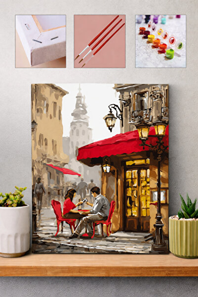 Carmen Sayılarla Boyama Seti - Aşıklar Cafesi