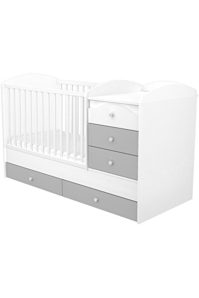 Hubners Transformable wooden children's bed with 5 drawers Patrik Maxi Kombi ...