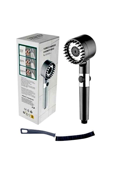 1People Cap de dus,de inalta presiune,pentru masaj,cu filtrare impuritati set...