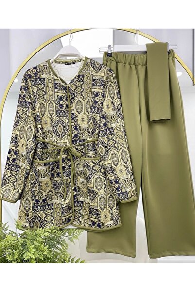 VOLT CLOTHİNG Двукомпонентен комплект от панталони с шарф модел