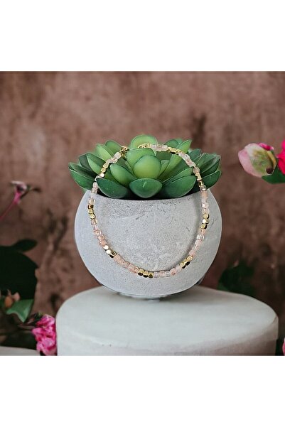 Ezera Boho Bracelet Made of Sunstone Semi-Precious Stones