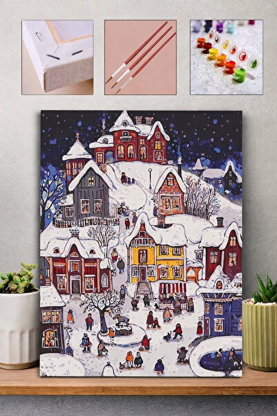 Carmen Sayılarla Boyama Seti - Karlı Eğlence