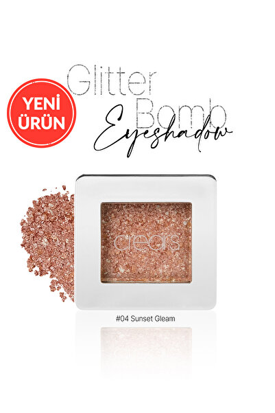 Cre'ars Mücevher Parlaklığında Yoğun Pigmentli Tekli Far Glitter Bomb Eyeshad...