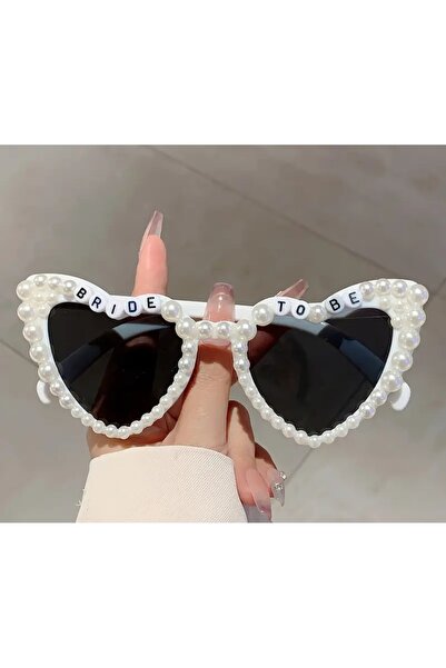 mostbeautifull Kalp Şekilli Bride Gözlük – Gelin Parti Aksesuarı