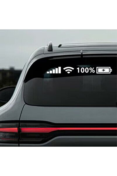 ÖZGÜL REKLAM Wi-Fi Pil Seviyesi Etiketleri Araba sticker / Motor Sticker / La...