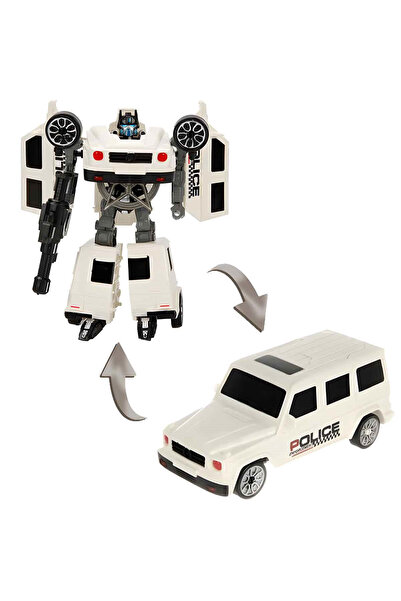 Sunman ROBOT TRANSFORMER POLİCE-G FAST FLAME DÖNÜŞEN ROBOT 3+