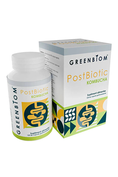 GREENBIOM POSTBIOTIC ( KOMBUCHA - DETOXIFIERE COLON SI IMBUNATATIRE SISTEM DI...