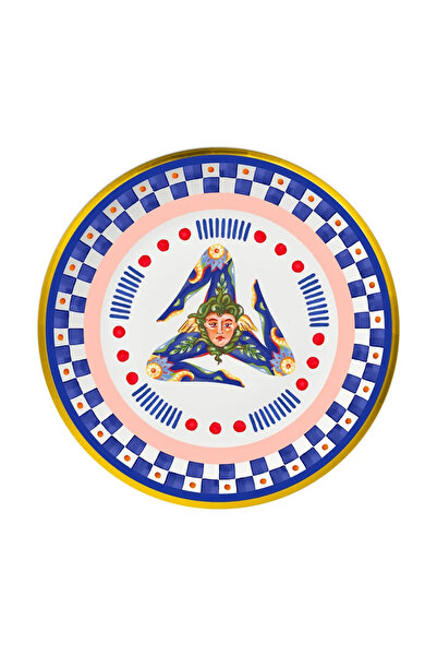 Baci Milano Dolce Vita 6'lı Trinacria Ekmek Tabağı 16 cm Porselen