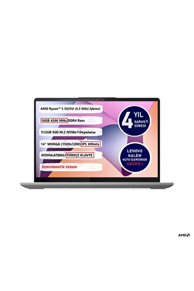 LENOVO Ip Flex5 2 In 1 14ABR8 Amd Ryzen™ 5 5625U 16GB 512 GB SSD 14" 82XX00JT...