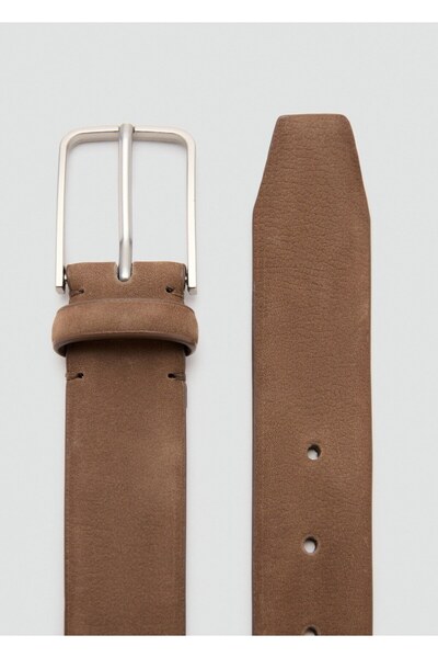 MANGO Man Nappa deri kemer