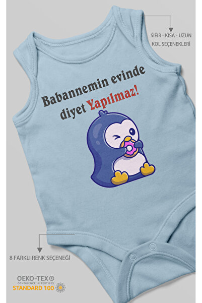 MorivoKids My Grandmother's House Is Not a Diet House! Printed Baby Bodysuit ...