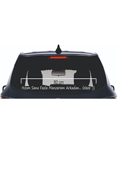 OTO SÜSLEN İSTANBUL Hızım Sana Fazla Manzaram Arkamdan... İzle Yazı Araba Cam...