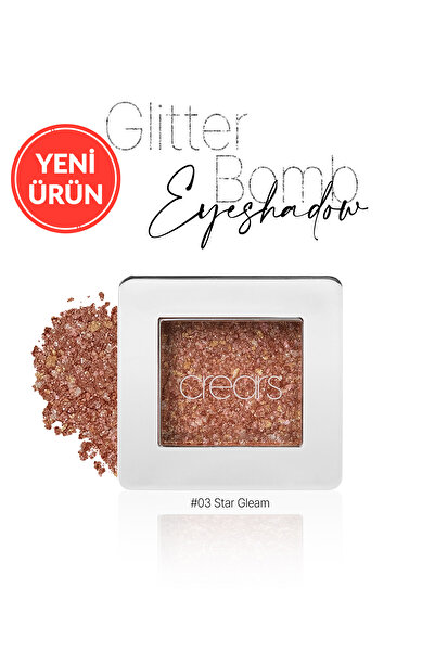 Cre'ars Mücevher Parlaklığında Yoğun Pigmentli Tekli Far Glitter Bomb Eyeshad...