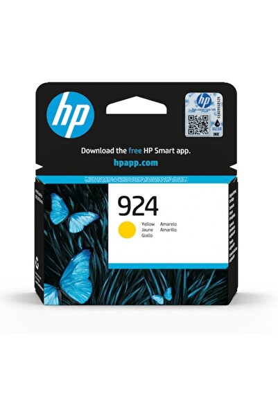 HP 924 Мастилен патрон, жълт, стандартен