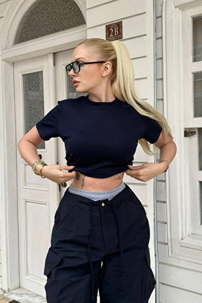 Clothes Fast Women's Basic T-Shirt Short Sleeve, Round Neck, Solid Color, Cas...